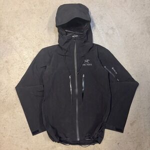 Arc'teryx‎ Alpha SV Jacket Mens Medium Black GORE-TEX Pro Shell Hooded Hardshell